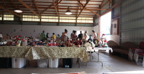 Portage Annual City Flea Market & Craft Show cooking up with the PFSP.